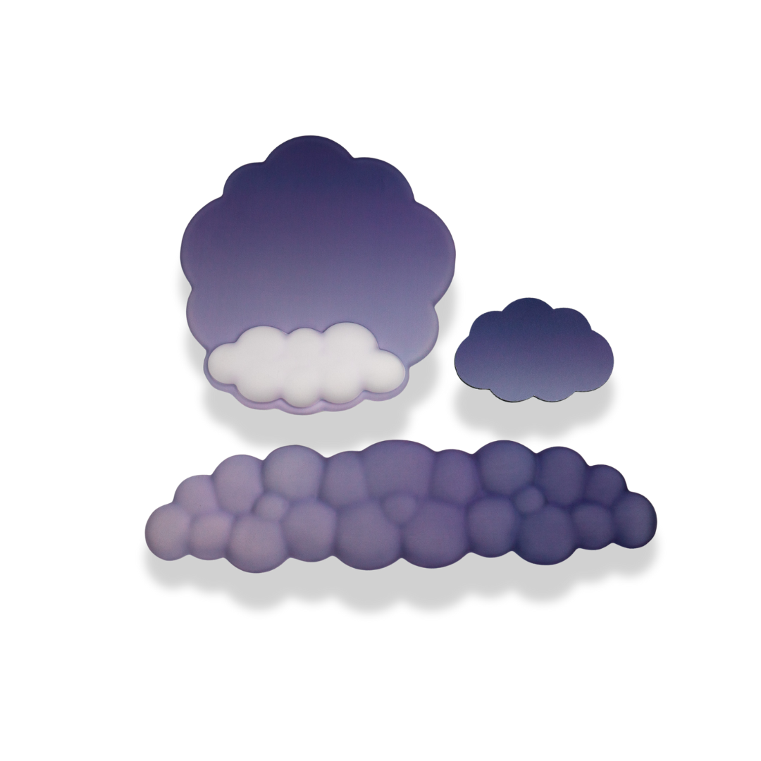 Purple Wrist Rest Set